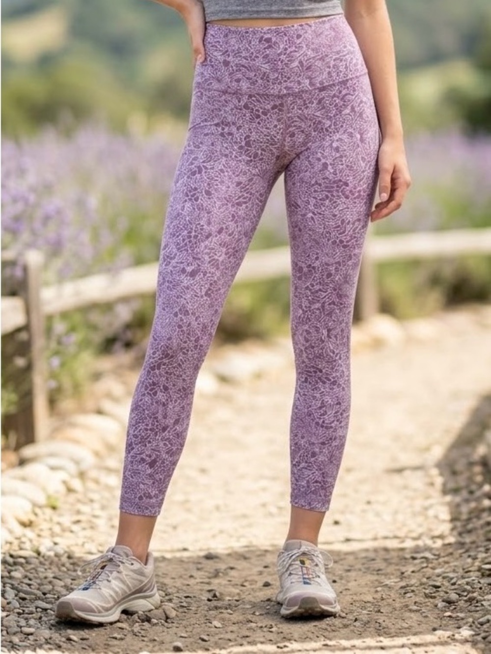 LULULEMON Align Pant II 25” Arabesque Antoinette Smoky Quartz Leggings 6